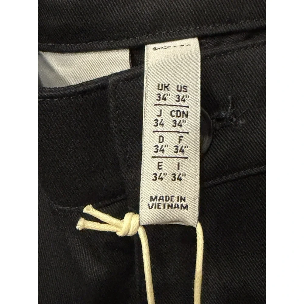 Adidas Skate Chino Pants Black JC7662 Mens 34 NWT